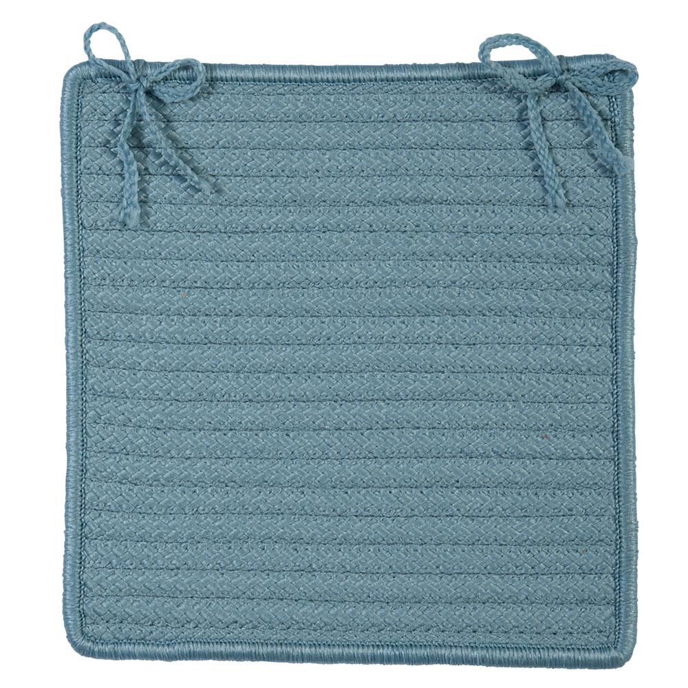 Colonial Mills H101A015X015SX Simply Home Solid - Federal Blue Chair Pad (single)